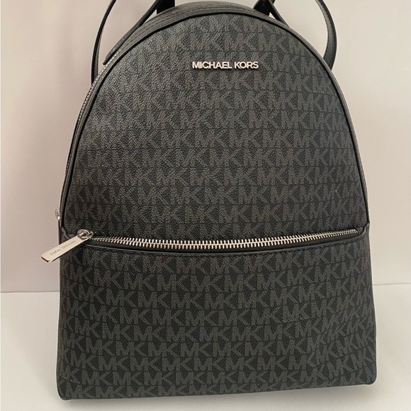 Michael Kors Sheila  Black Backpack - Picture 5 of 12